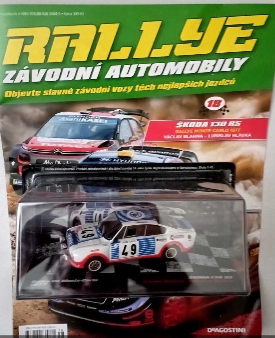 Rally modely DeAgostiny 1:43