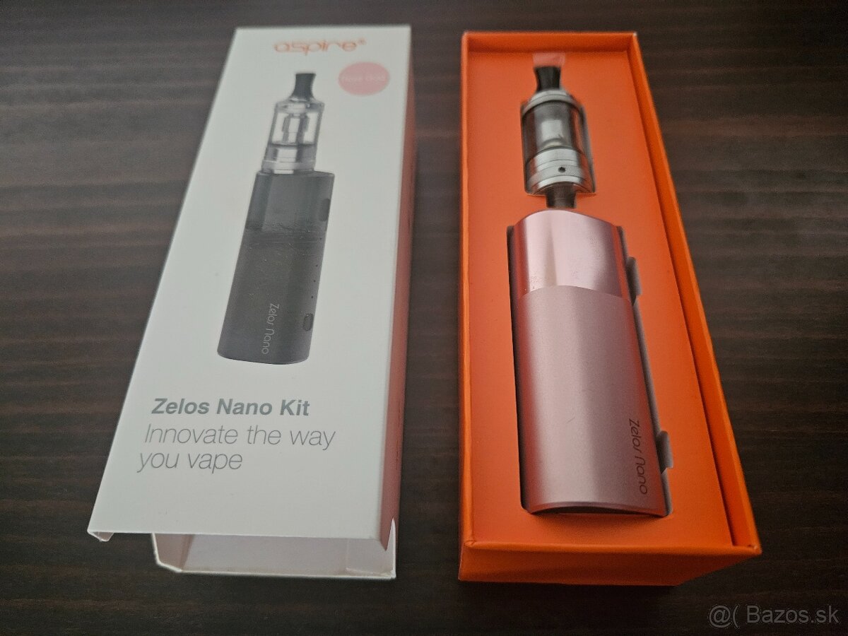 Aspire Zelos Nano Kit 1600mAh (Rose Gold