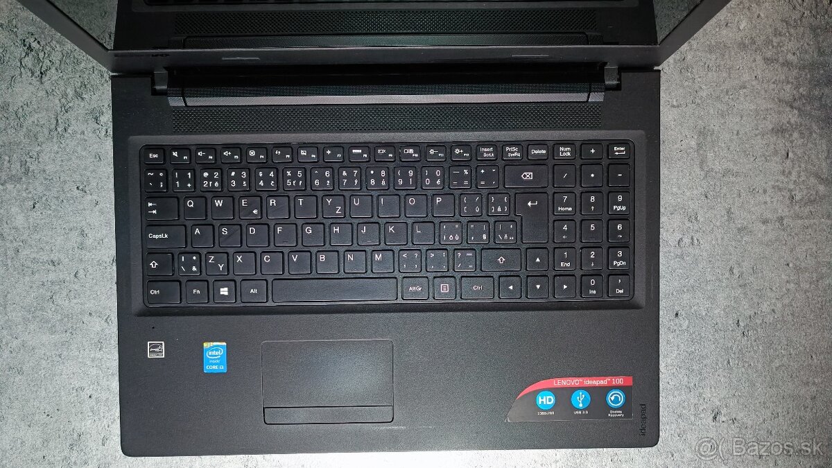 Predám veľmi zachovalý notebook Intel i3 Lenovo 500s-13ISK