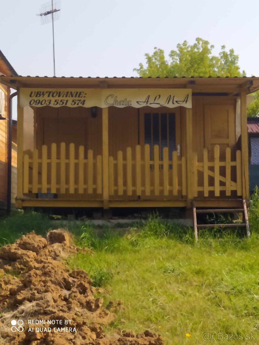 PRENÁJOM CHATKY NA KÚPALISKU DOLNÁ STREHOVÁ