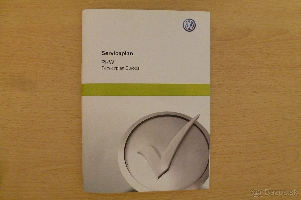 VW servisná knižka/PKW Serviceplan