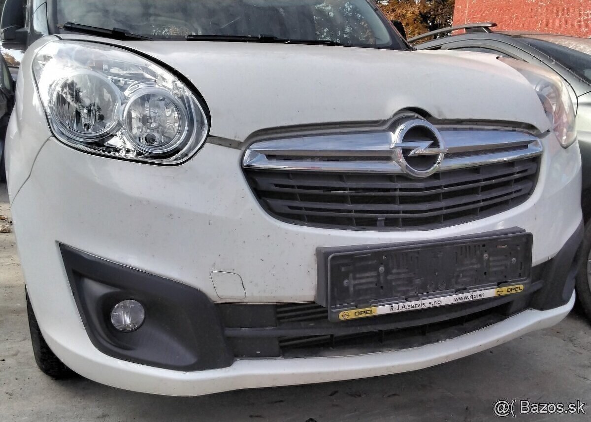 OPEL COMBO 1.6 CDTI 2016 predám KAPOTA, NÁRAZNÍK, SVETLO