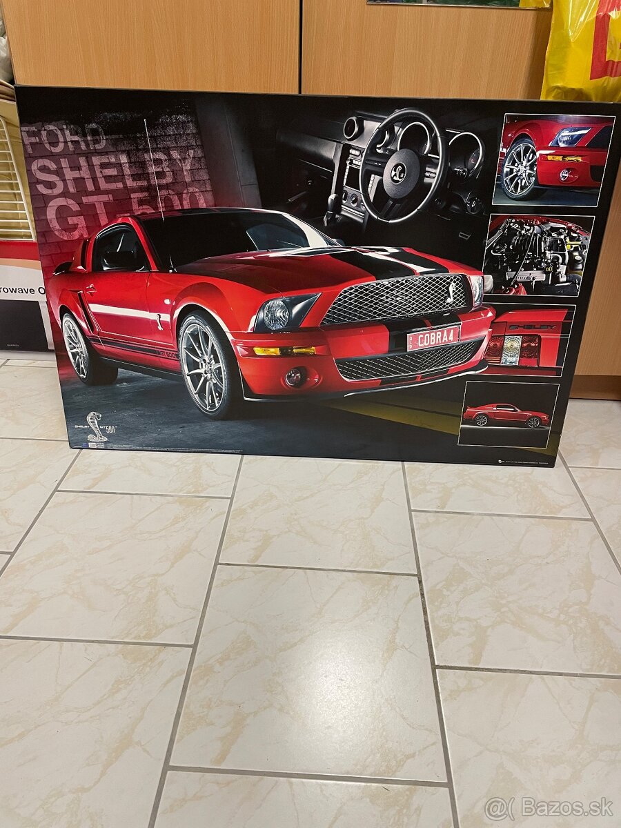 Predám 3 obrazy Shelby GT 500