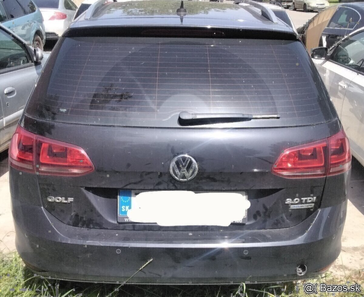 Volkswagen Golf VII Variant 2.0 TDI 2014 predám ZADNÝ NÁRAZN