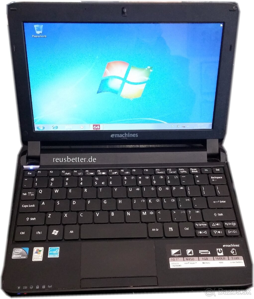 Netbook eMachines EM350