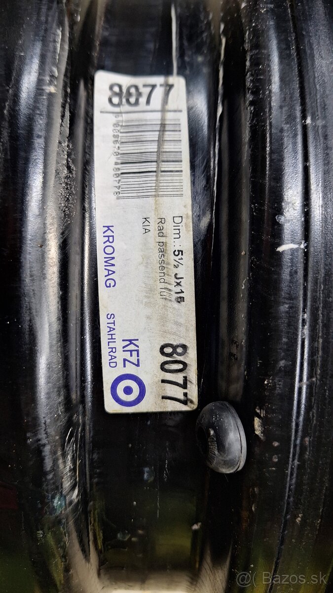 Plechové disky Kromag 8077 R15