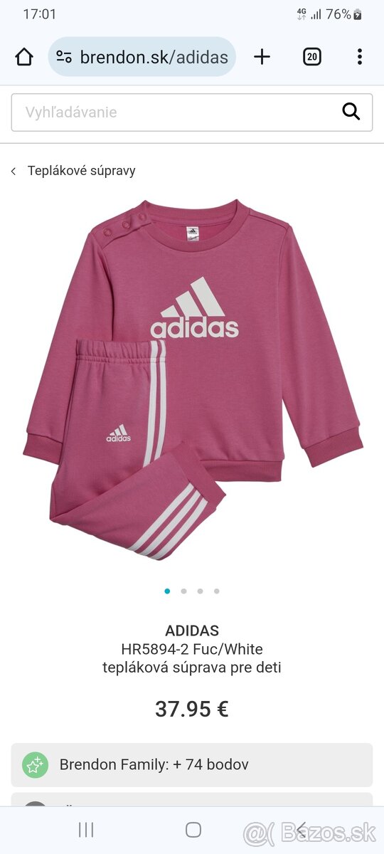 Detská športová súprava Adidas