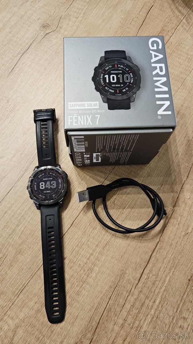 GARMIN Fēnix 7 - Sapphire solar