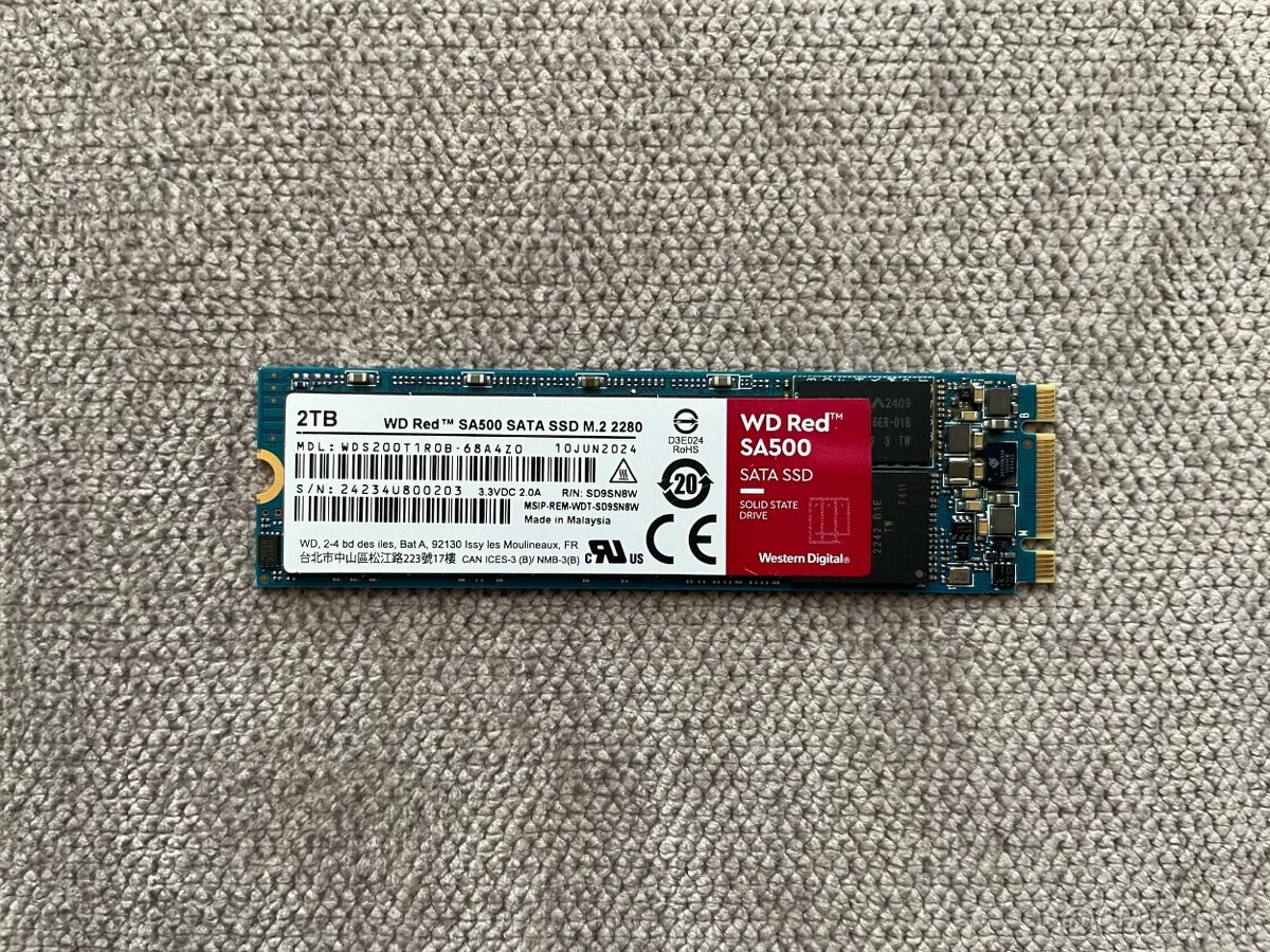 SSD M.2 SATA WD / DogFish / SSD 2TB