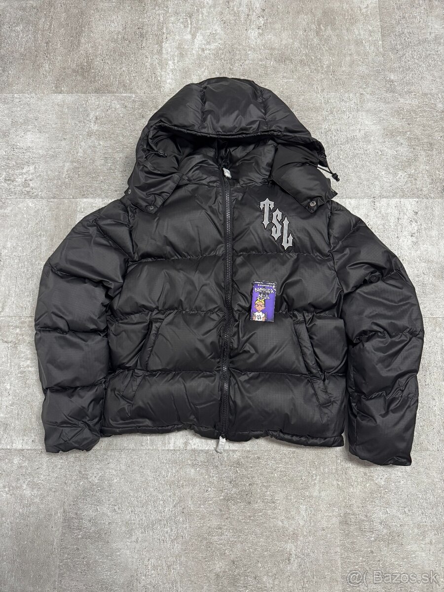 Trapstar Shooters Hooded - Bunda Black/Reflective