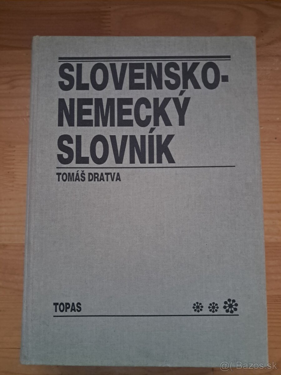 Slovnik T.Dratva, Slovensko-nemecky