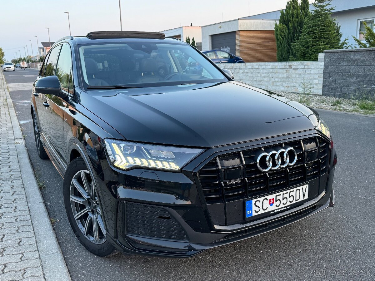 Audi Q7 S-Line Quattro 210kW 286K Matrix ODPOČET DPH 2/2022