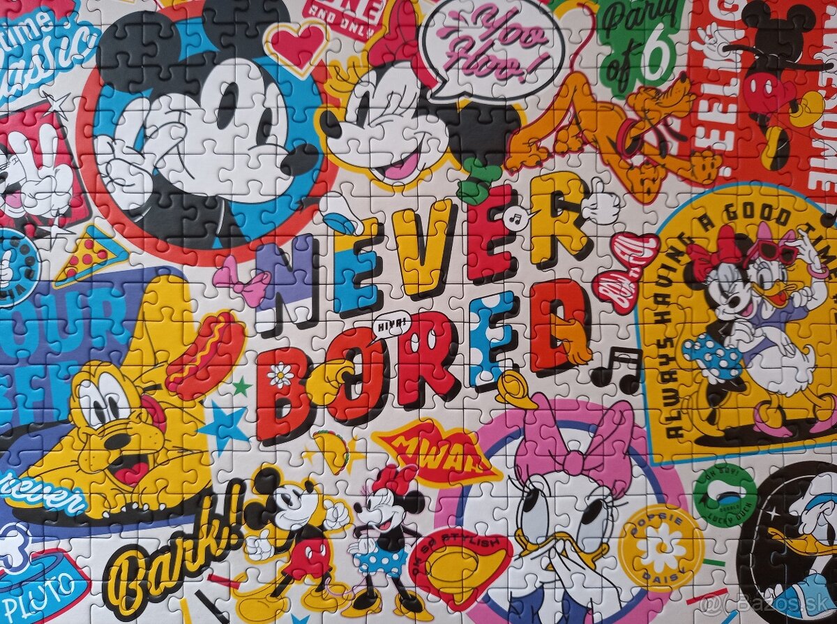 Puzzle Trefl - 100 rokov Disney, 300 dielikov