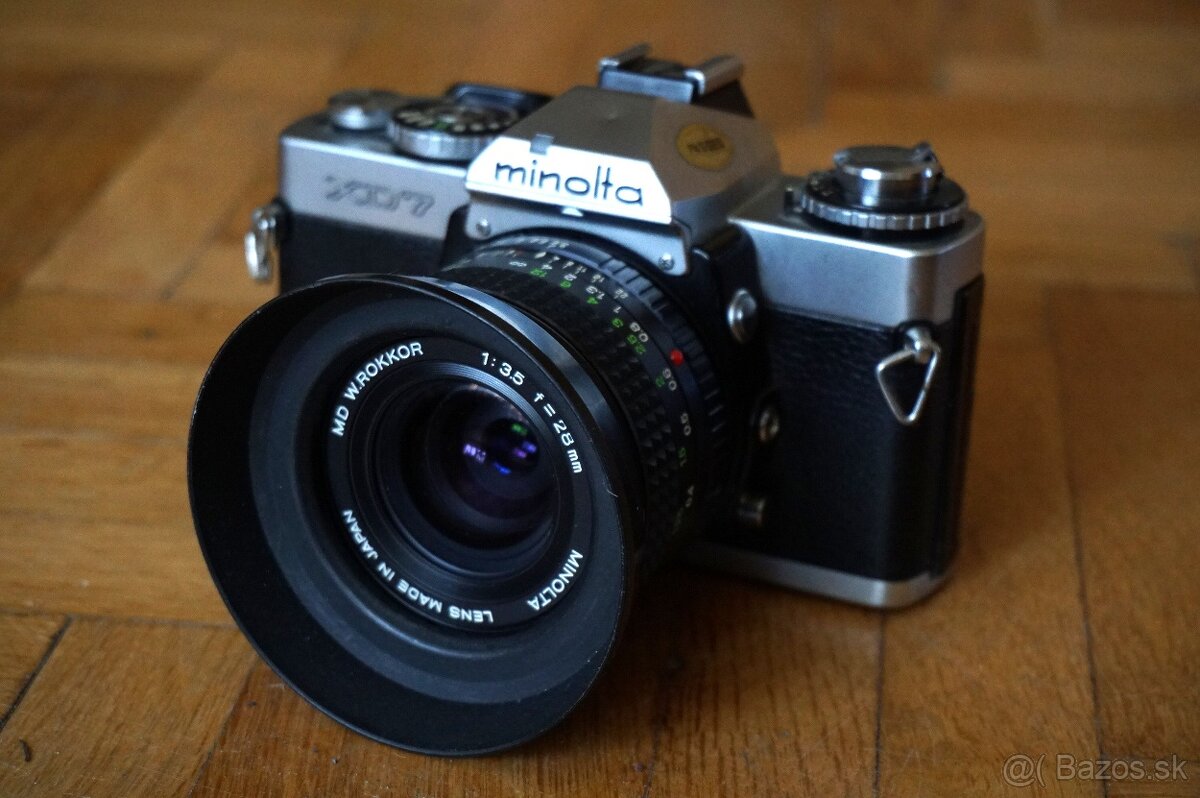 Minolta XD rokkor MD 28mm f3,5