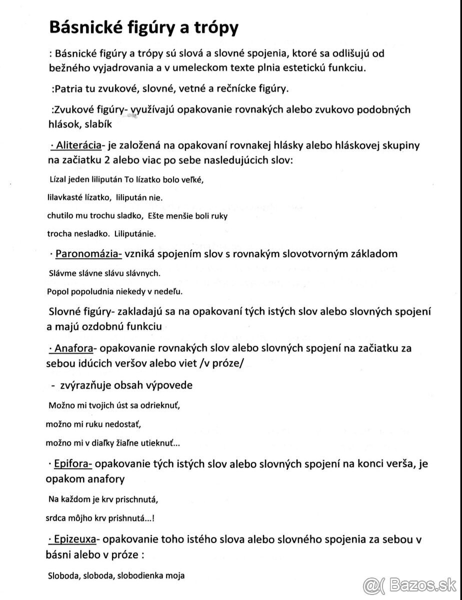 MATURITA Slovenský jazyk a literatúra pdf