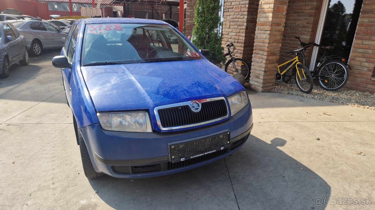 Škoda fabia 1,4MPI 44kw kód: AZE