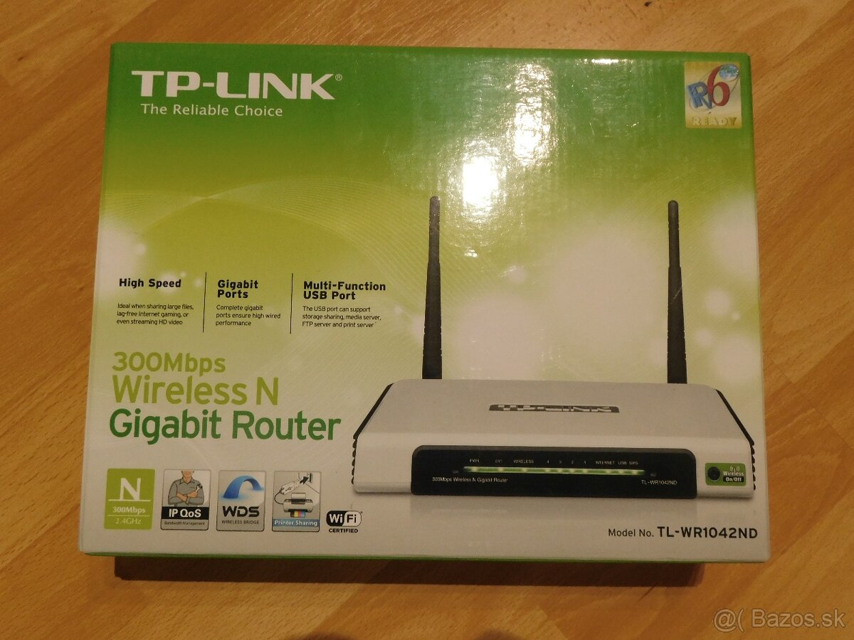 TP-Link TL-WR1042ND - 300 Mbps Wireless N Gigabit Router