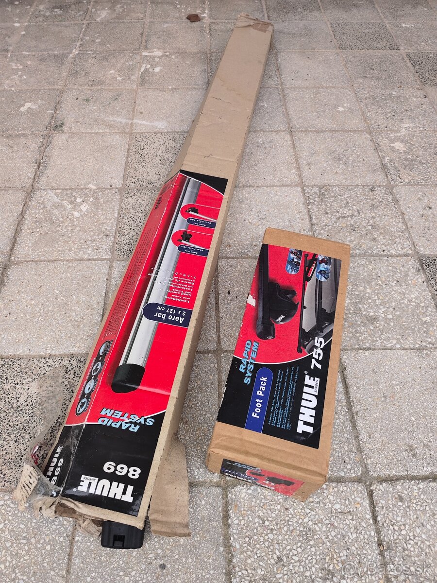 Strešný nosič Thule 869 + 755 (šírka 127cm)