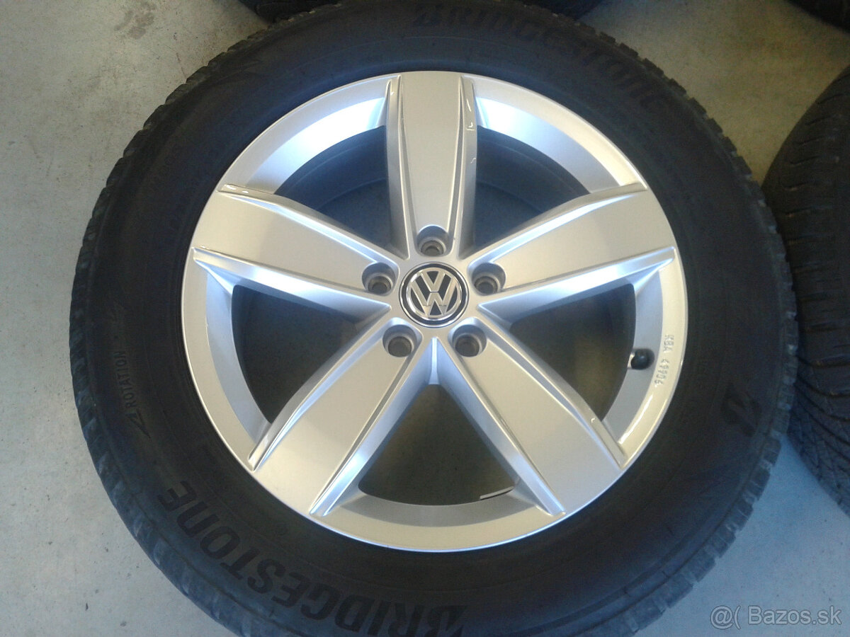 ALU disky 5x112 R17 6,5J ET38 ORIGINAL VOLKSWAGEN TIGUAN