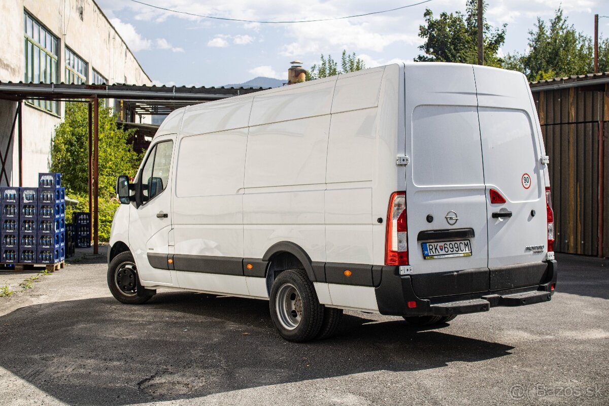 Opel Movano L4H2 96 kW, 4.5T, dvojitá zadná náprava