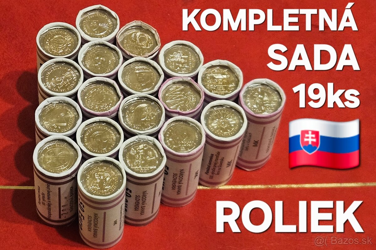 2€ Slovenské pamätné rolky