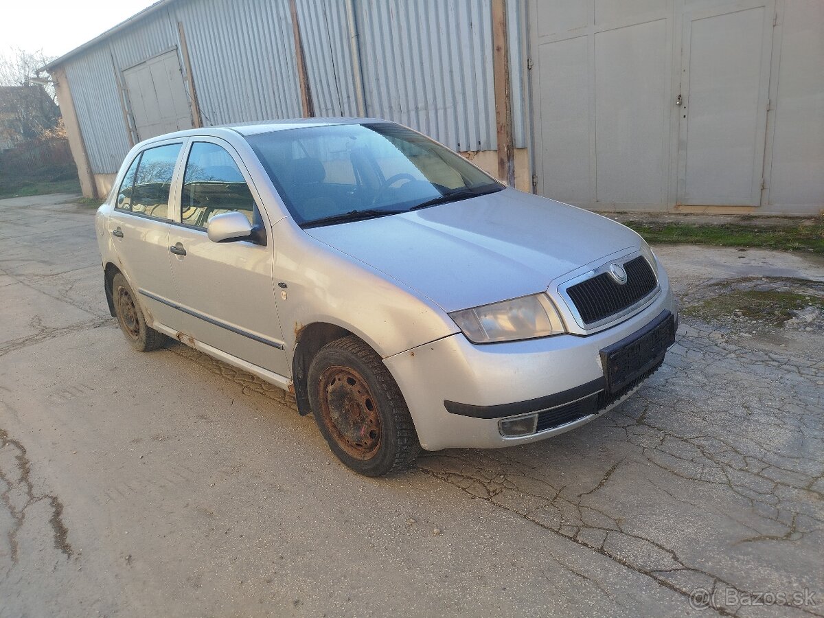 Predám rozpredám na náhradné diely skoda Fabia 1.4MPI 50kw