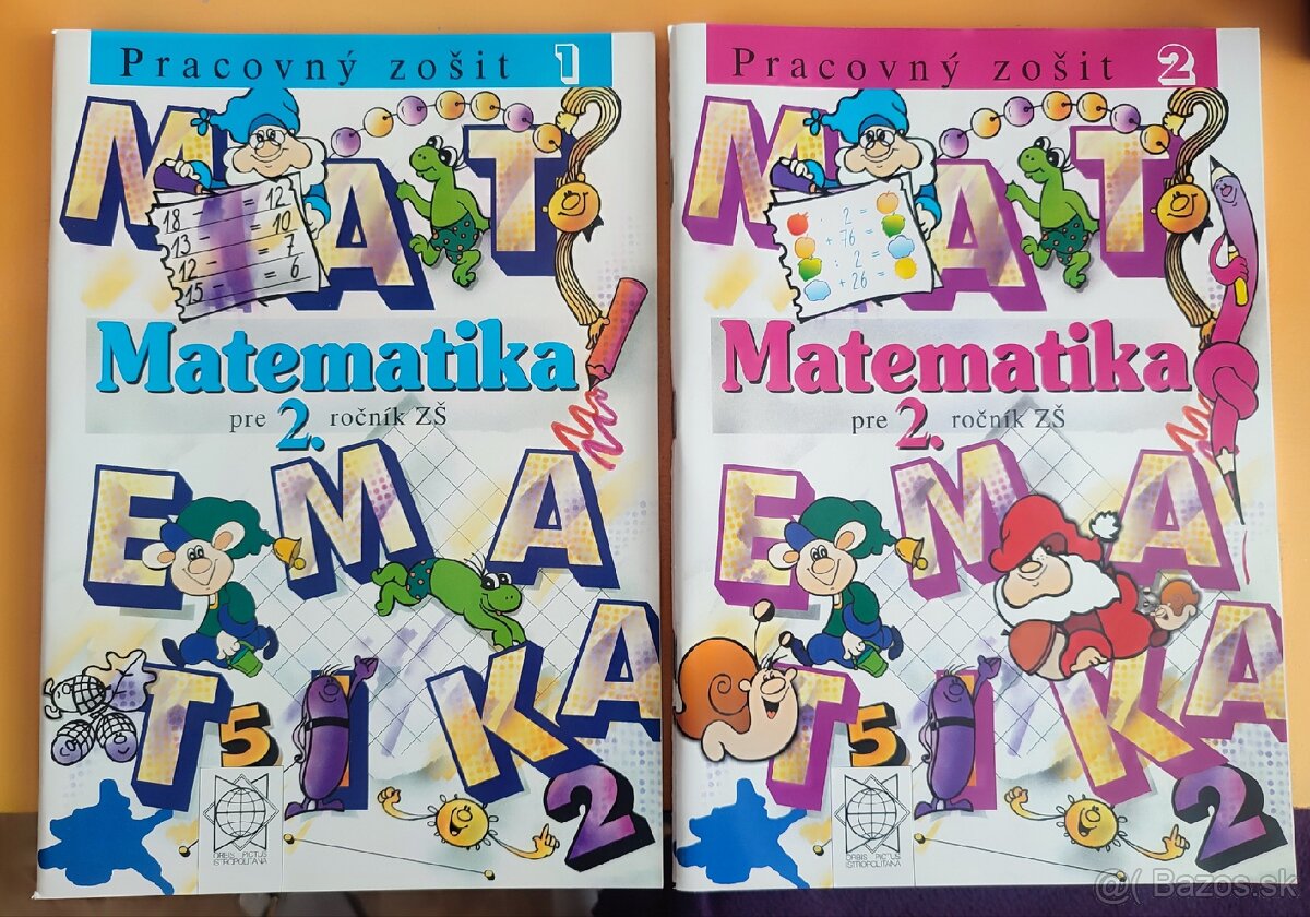 Staré pracovné zošity Matematika 1.-4. ročník