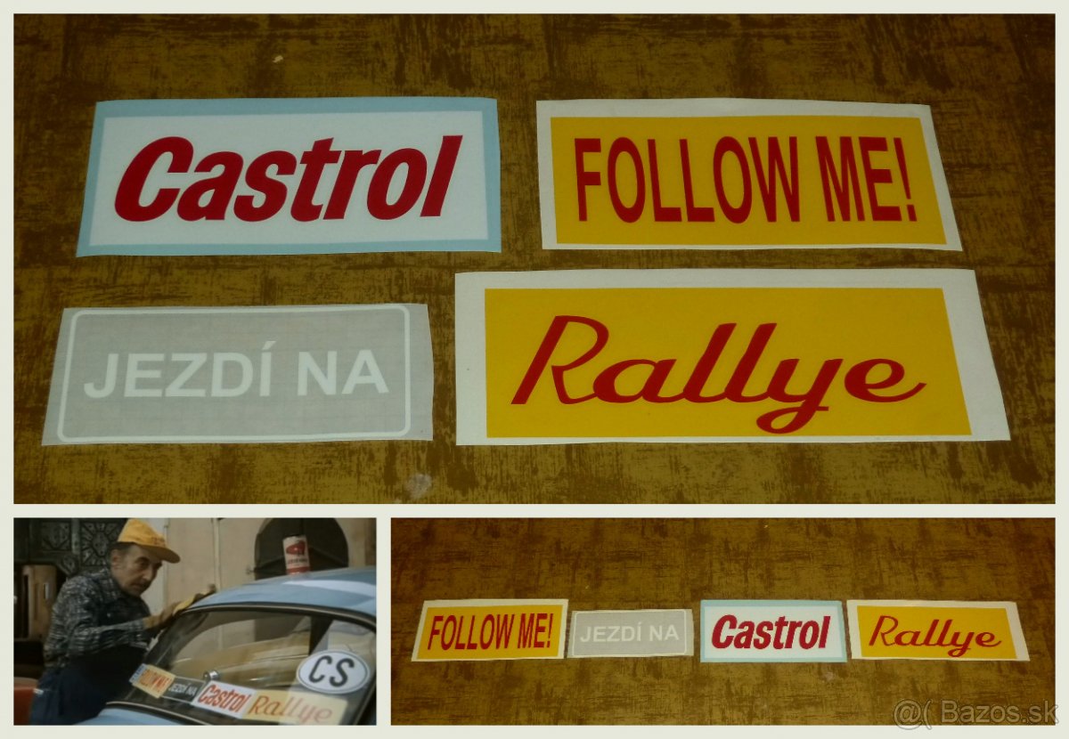 follow me, jezdí na castrol, rallye(zítra to roz.)