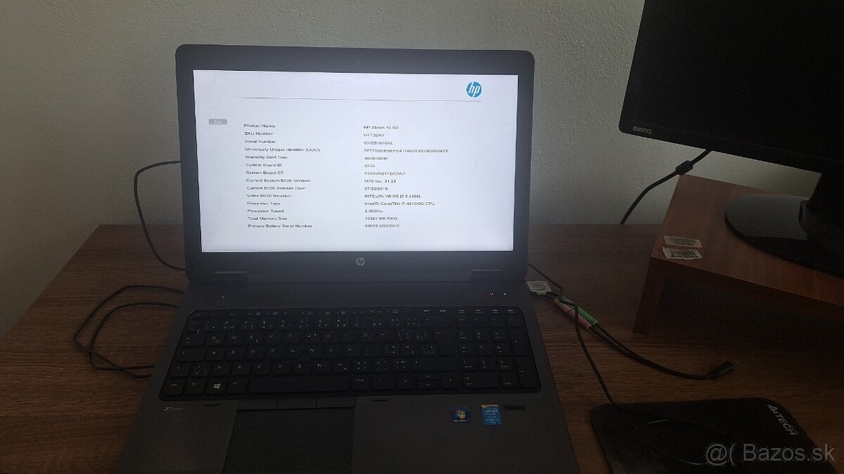 Notebook HP Zbook 16 RAM/500GB