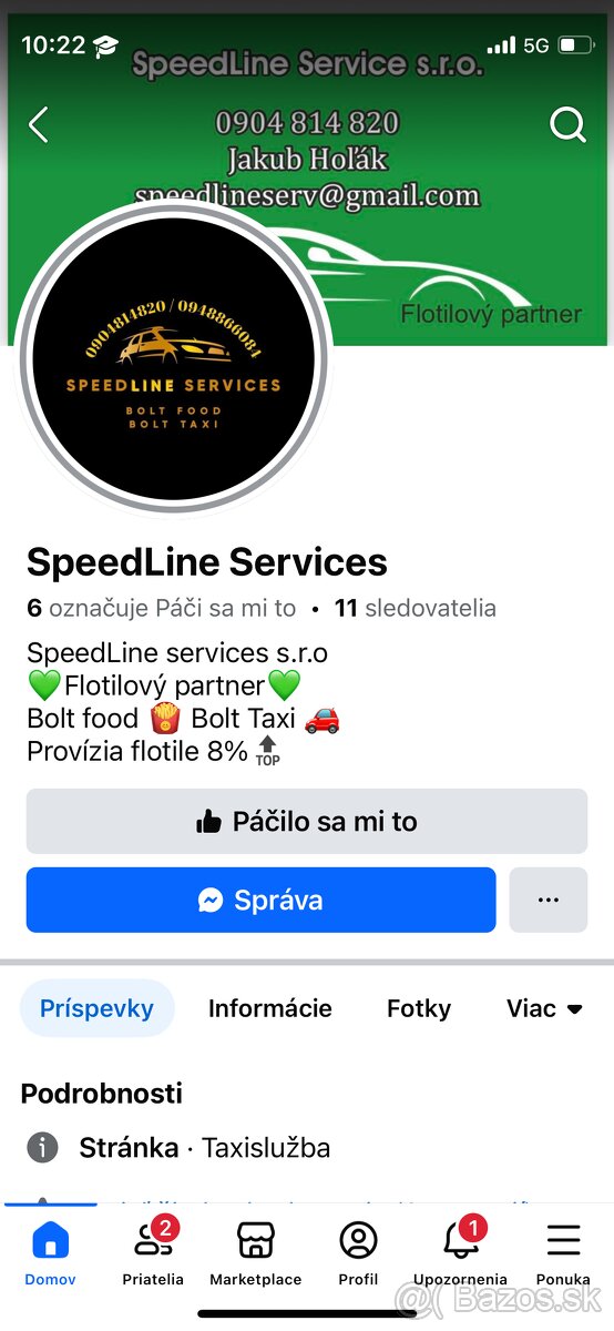 Flotila SpeedLine Services 8%