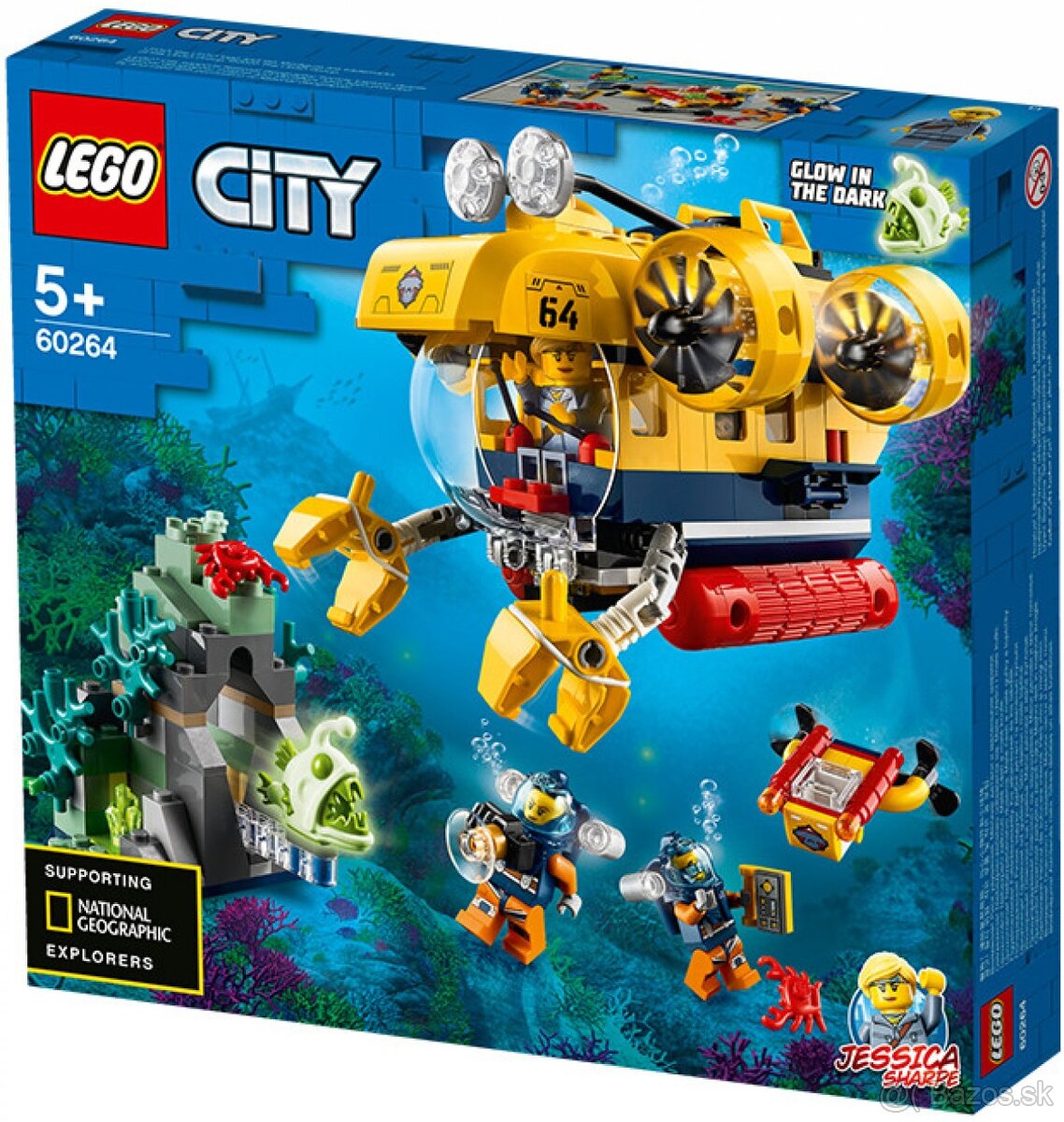 LEGO City 60264 Oceánska prieskumná ponorka