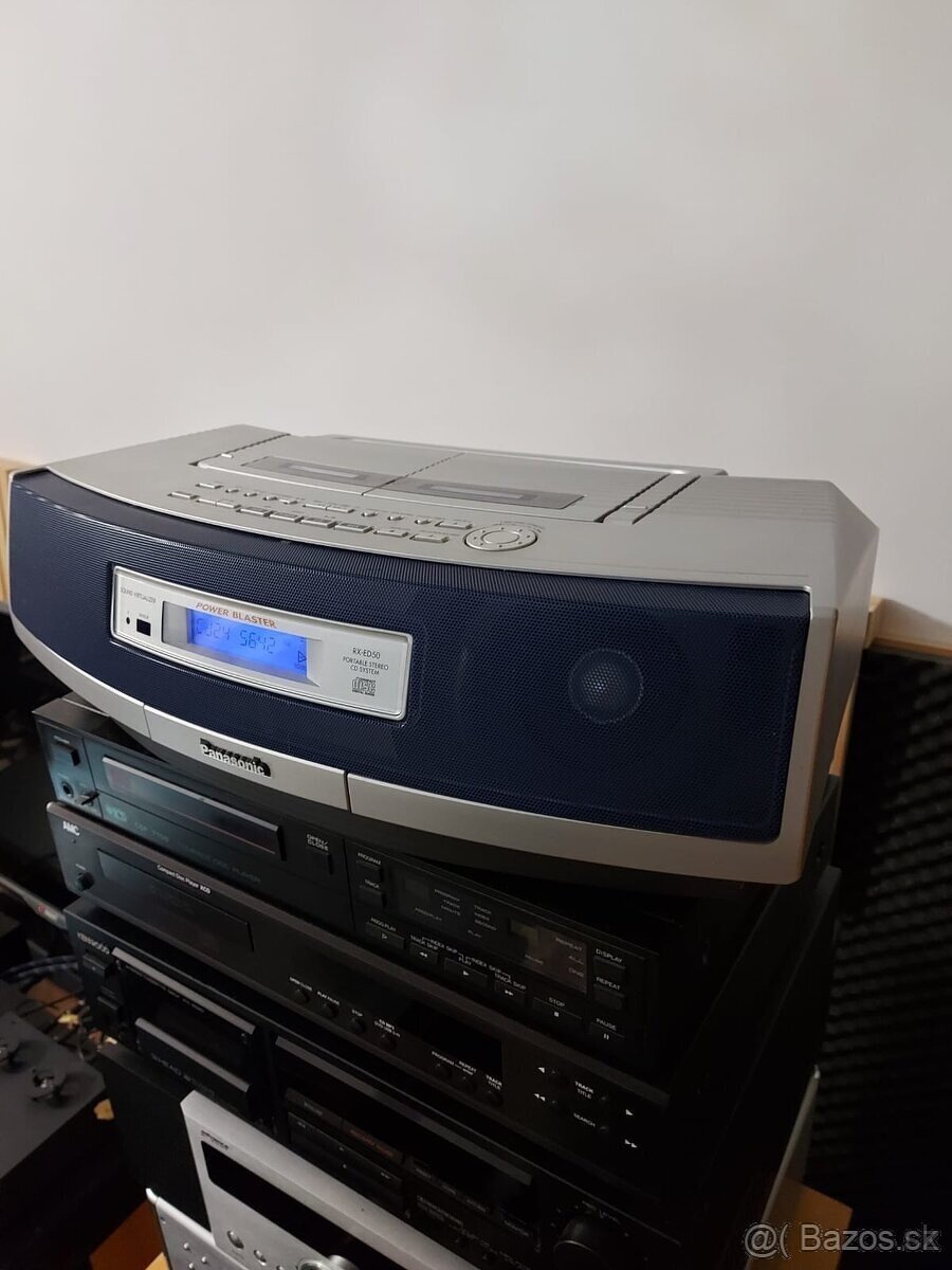 JVC rádiomagnetofón s CD vintage BOOMBOX aj Posta