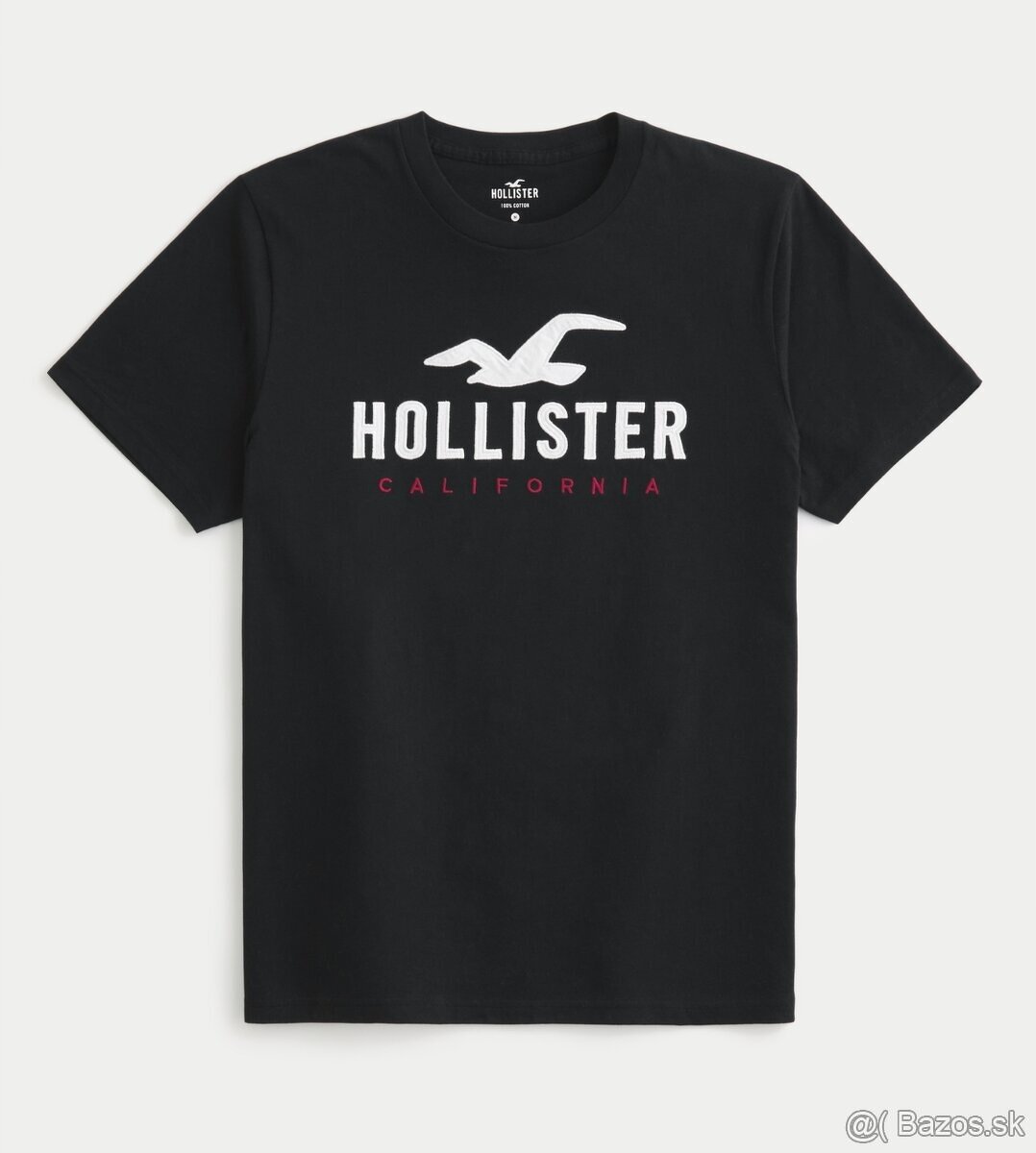 TRIČKO HOLLISTER čierne veľ. L