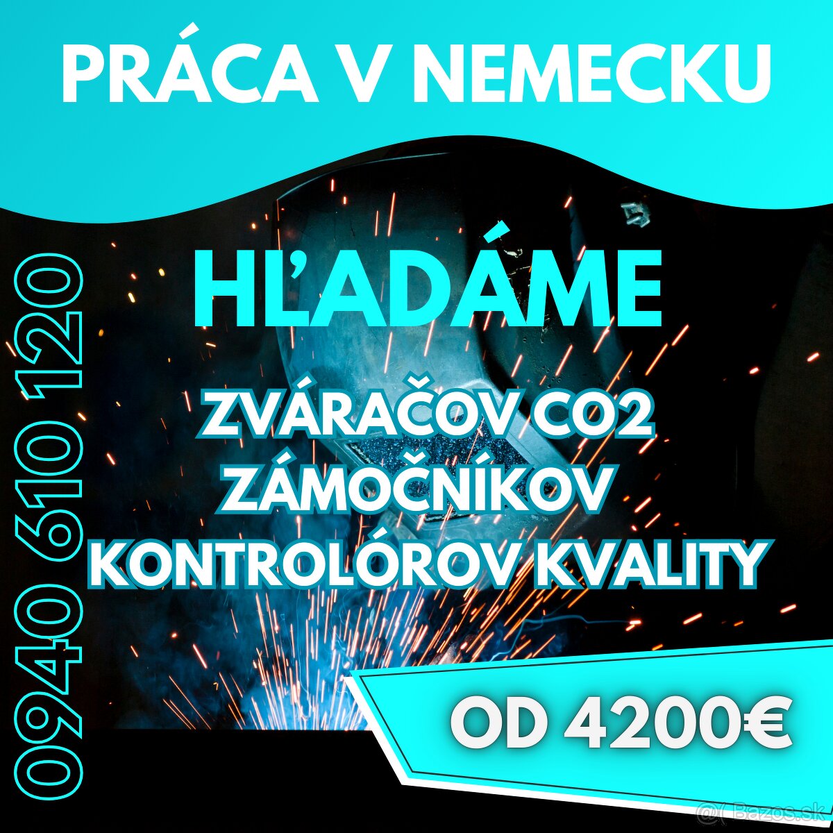 Práca v Nemecku | Kontrolór zvarov