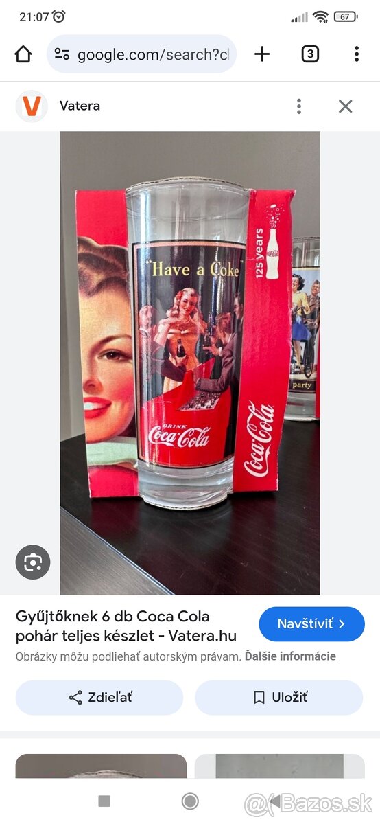 Pohár coca cola