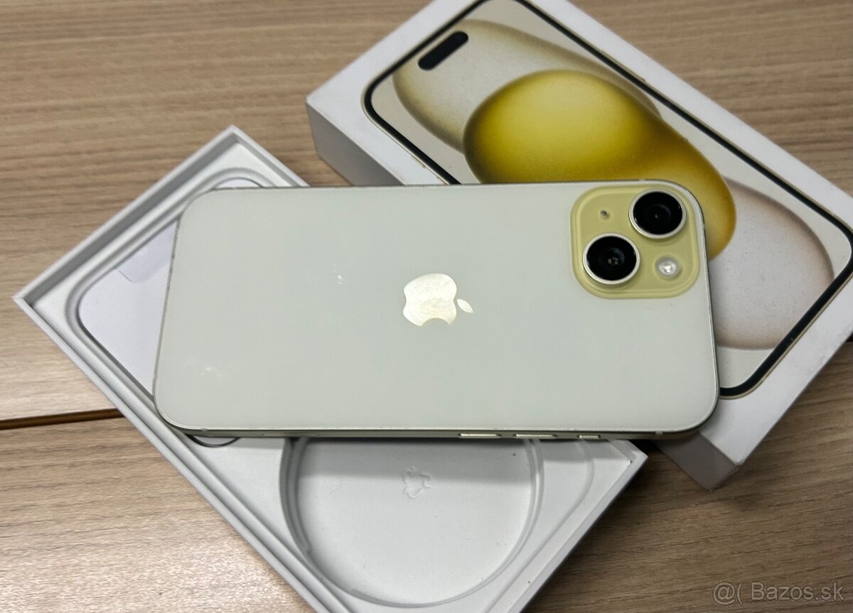 iPhone 15 128GB yellow