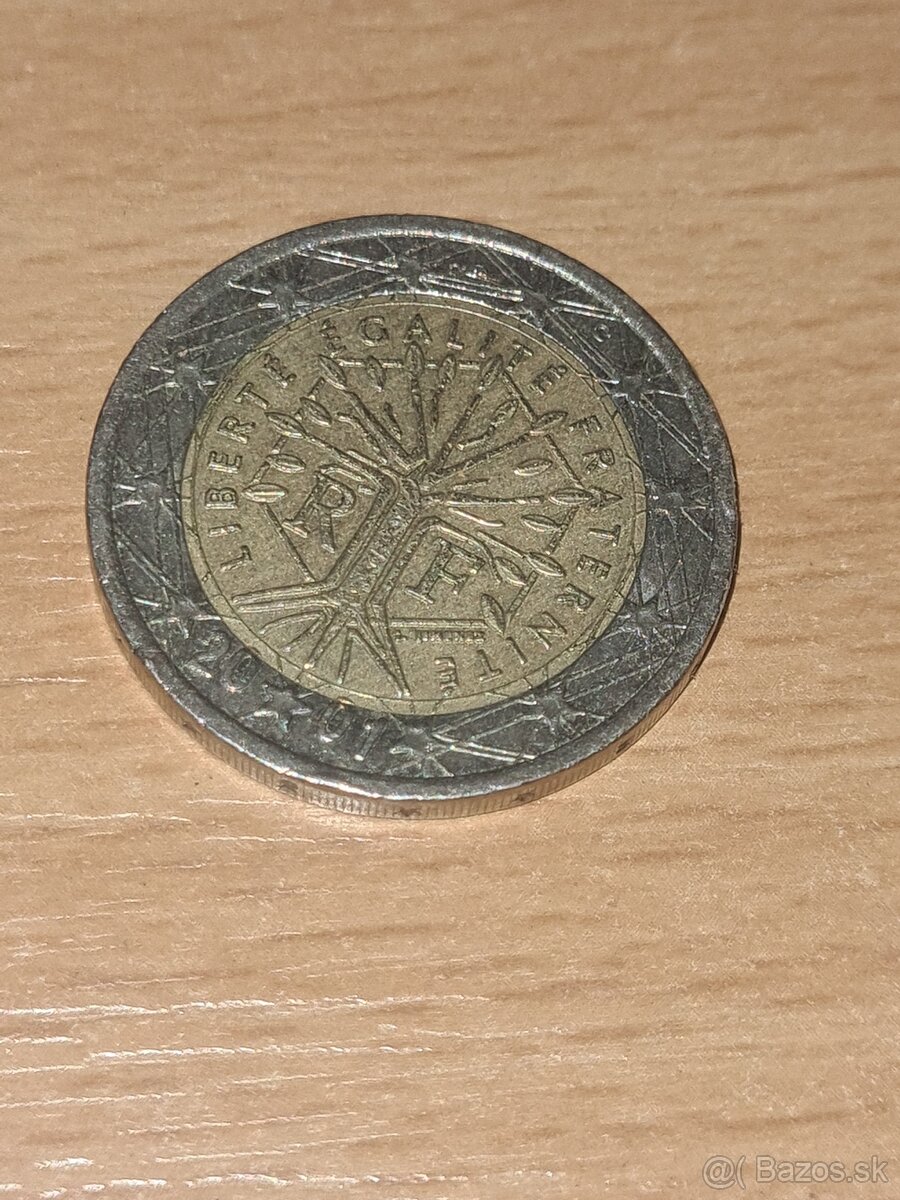 Francúzko 2 euro 2001