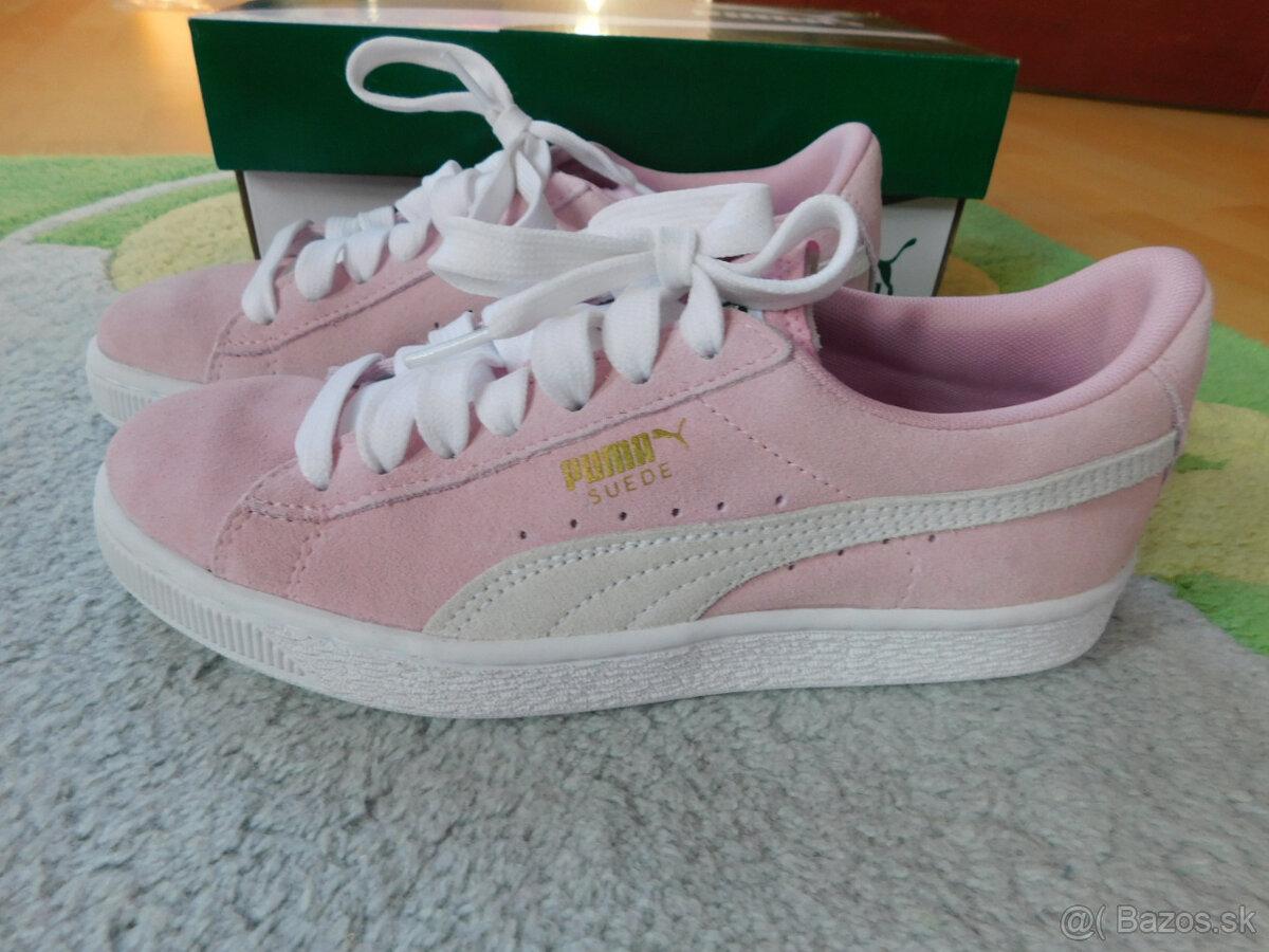 Nové kožené tenisky Puma Junior Suede 38