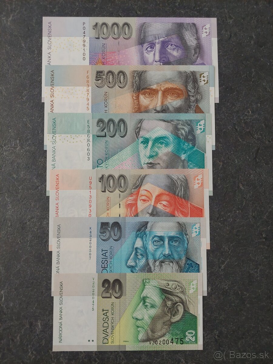 sada bankoviek SR (1993 - 2008), stav N