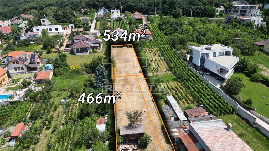 Na predaj stavebný pozemok v meste Nitra - Zobor, 534 m2