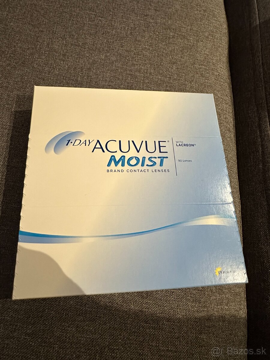 Kontaknté šošovky 1 day Acuve Moist (dioptria -1)