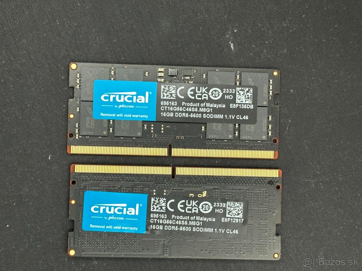 2x 16gb (32GB) DDR5 Notebook