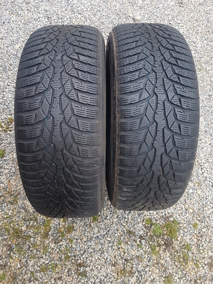 215/60 r16 zimné pneumatiky 2ks Nokian DOT2020