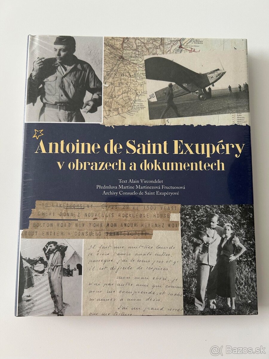 Kniha Antoine de Saint Exupéry v obrazech a dokumentech