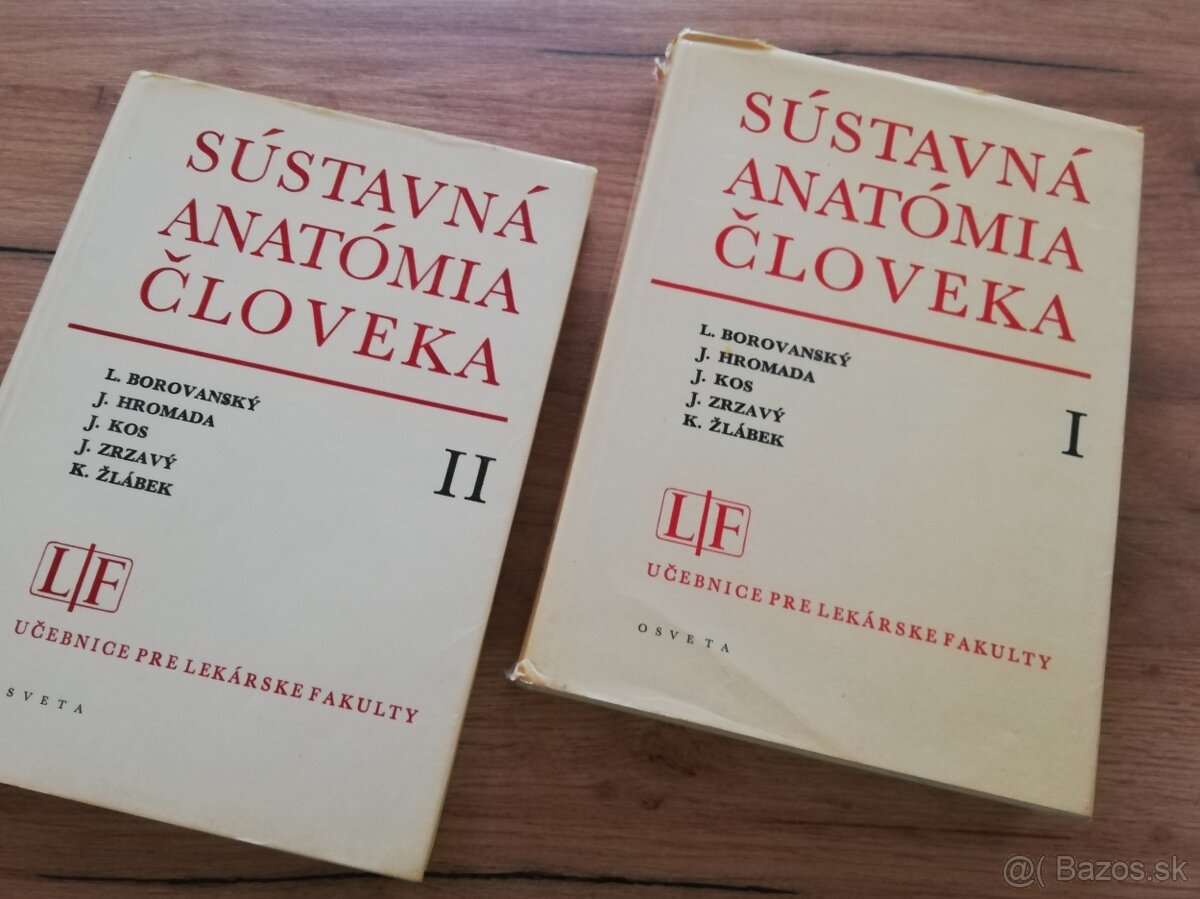 L. BOROVANSKÝ - Sústavná anatómia človeka 1,2