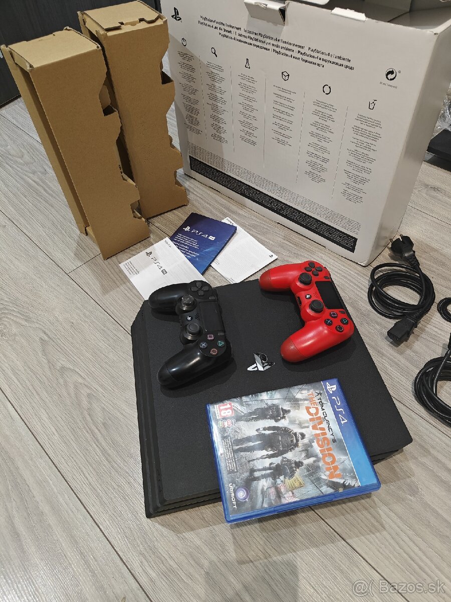 Playstation 4 Pro 1TB 2 ovládače