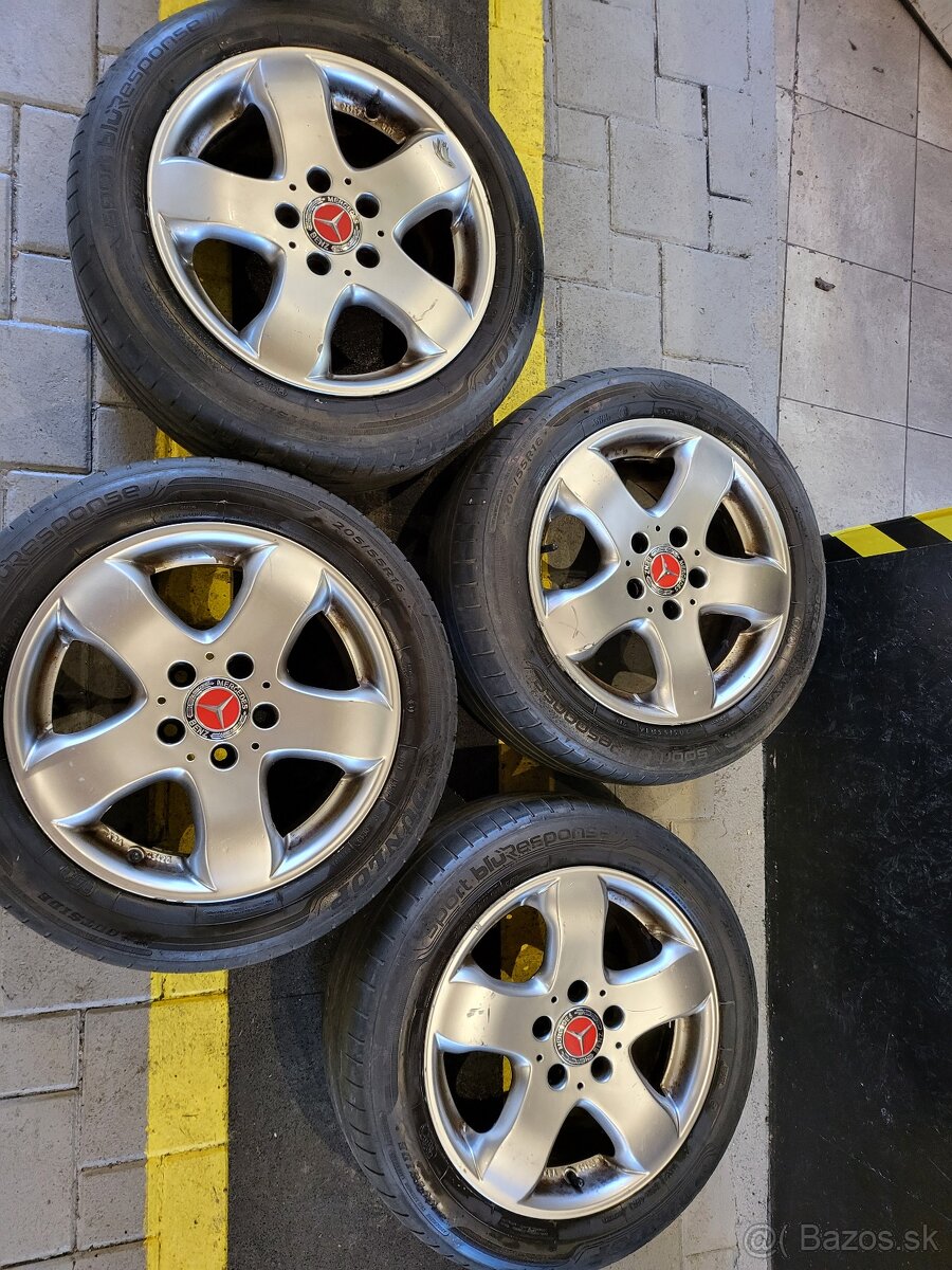 5X120 R16 Mercedes letna sada 205/55 R16 Dunlop