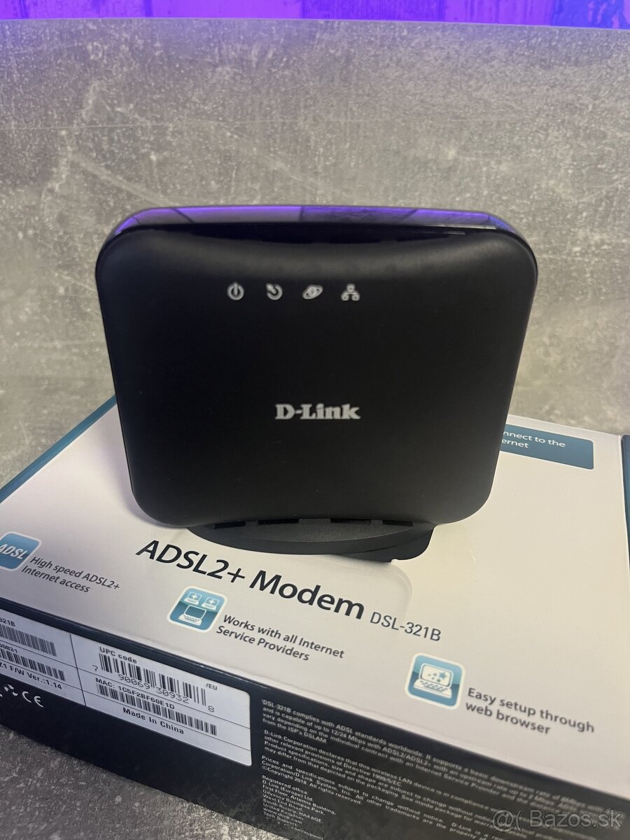 ADSL2+ Ethernet Modem DSL-321B