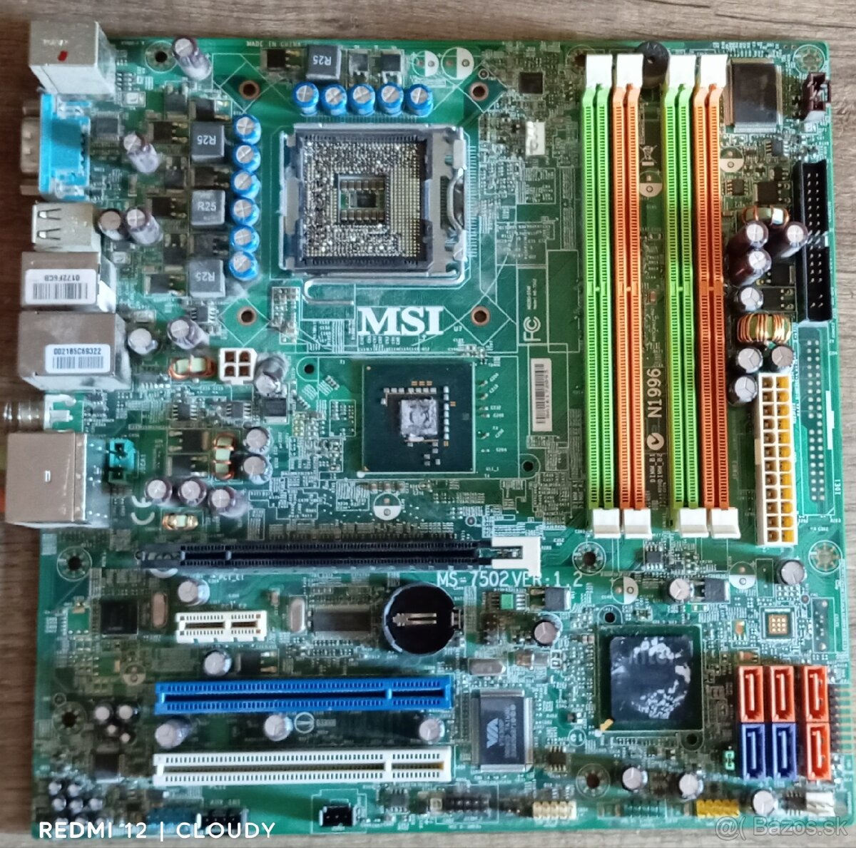 MSI MS-7502 VER 1.2 (NA SÚČIASTKY)