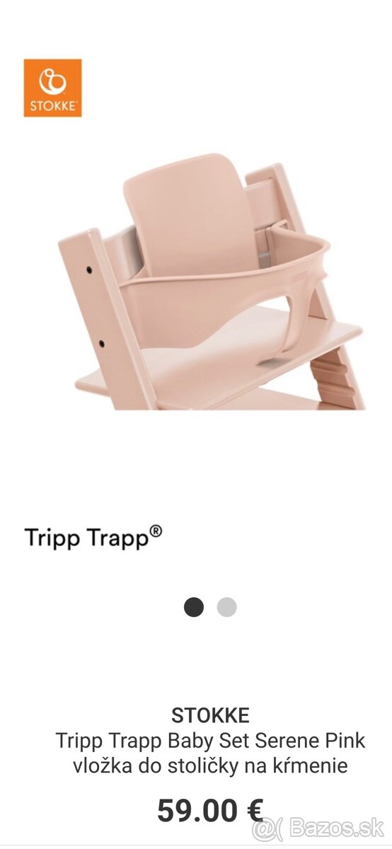 Tripp trapp baby set